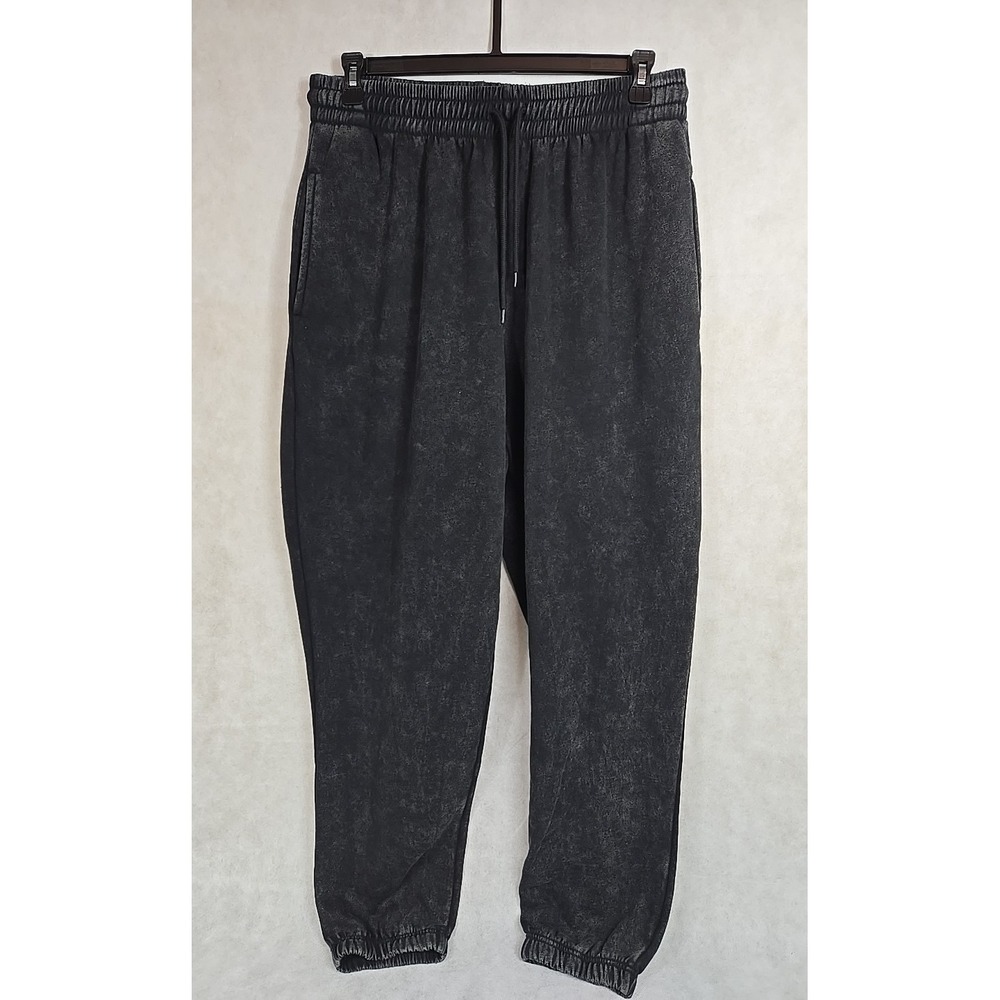 Rue‎ 21 Sweatpants Womens Size XLarge XL Black Wash Fleece Jogger Activewear NWT